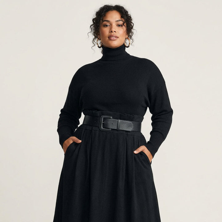 Aisha Jumpsuit med Høj Hals