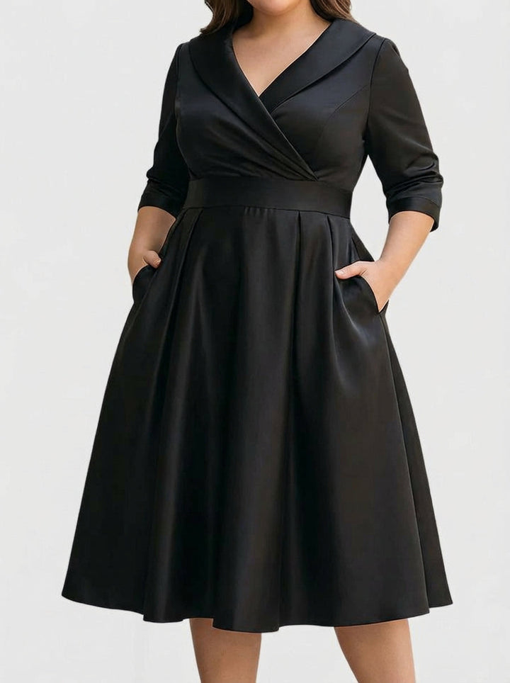 Nerissa - Elegant Midi Kjole