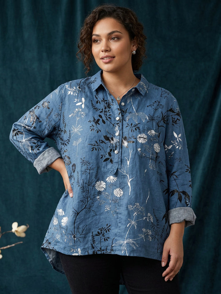 Bria | Blomstret Bluse