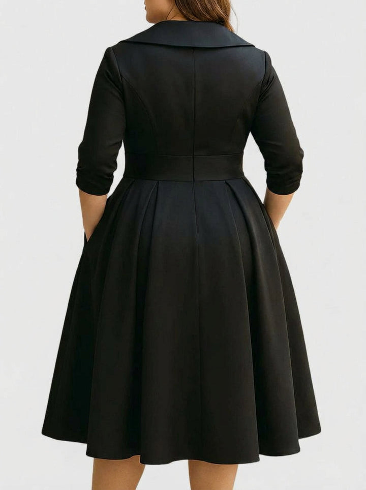 Nerissa - Elegant Midi Kjole