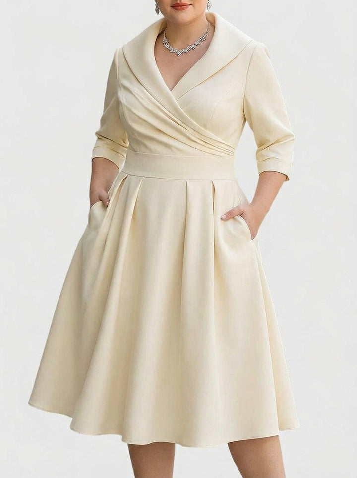Nerissa - Elegant Midi Kjole