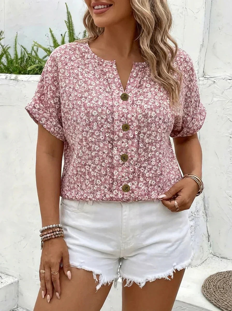 Astrid | Chic Blomsterprint Bluse