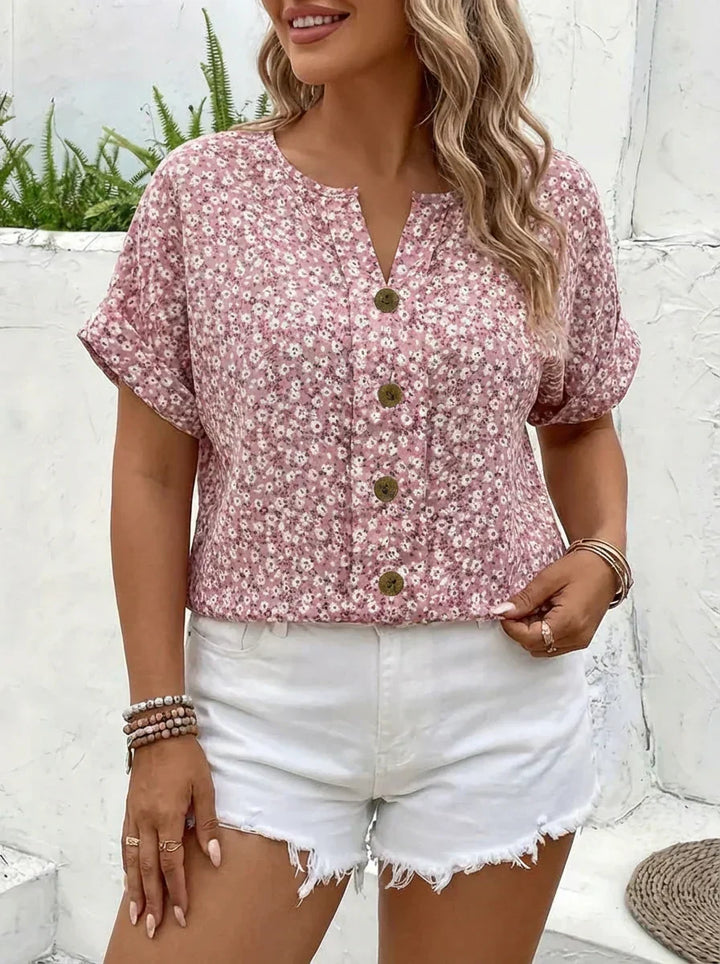 Astrid | Chic Blomsterprint Bluse