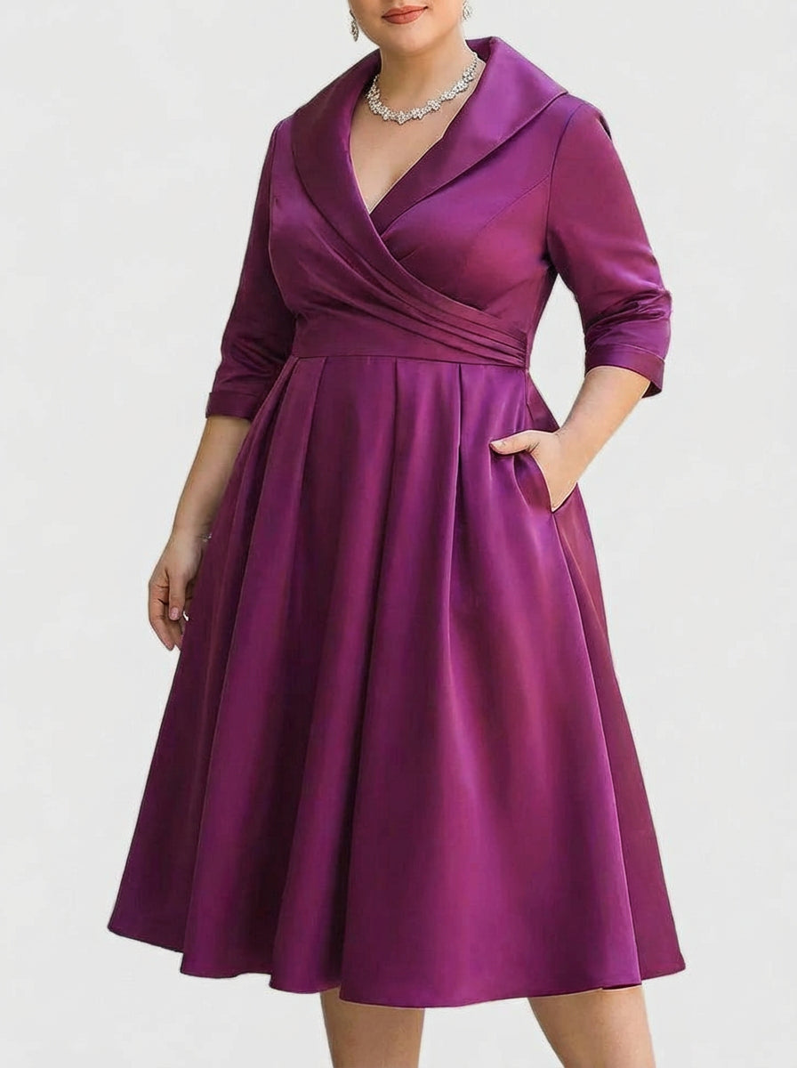 Nerissa - Elegant Midi Kjole