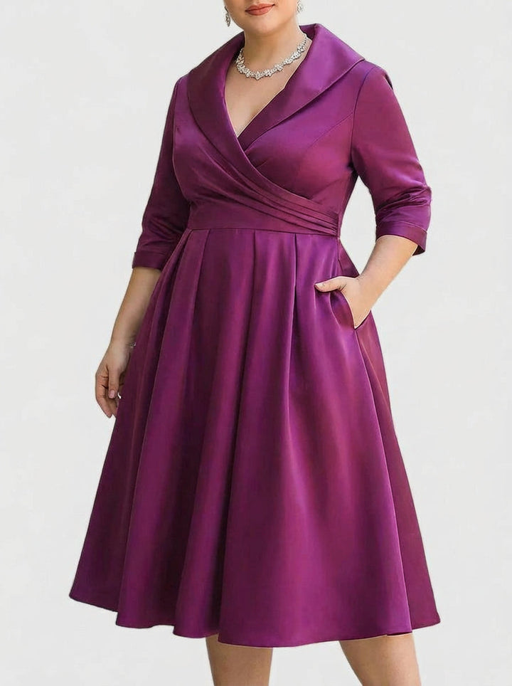 Nerissa - Elegant Midi Kjole
