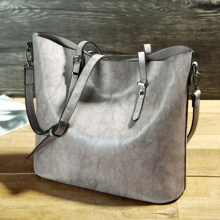 Katya - Vintage Læder Crossbody Taske