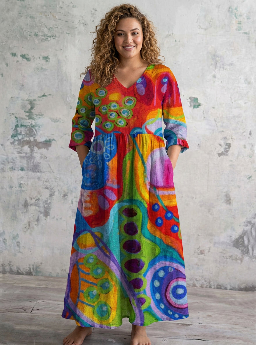 Aveline | Kaleidoskop Maxi Kjole