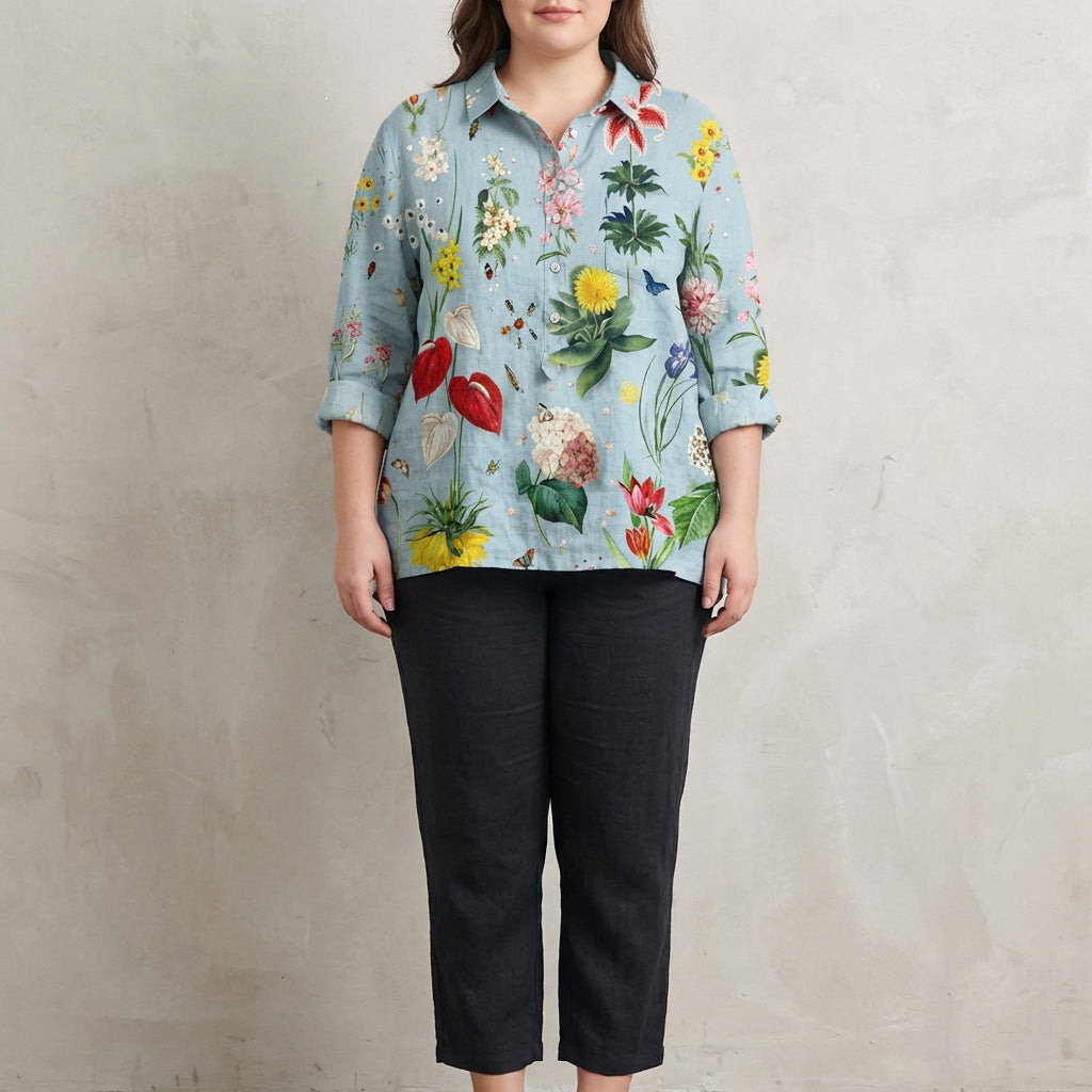 Marlow | Elegant Linned Sommerbluse