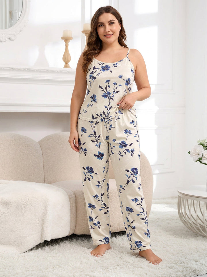 Nadya | Vintage Floral Pyjamasæt