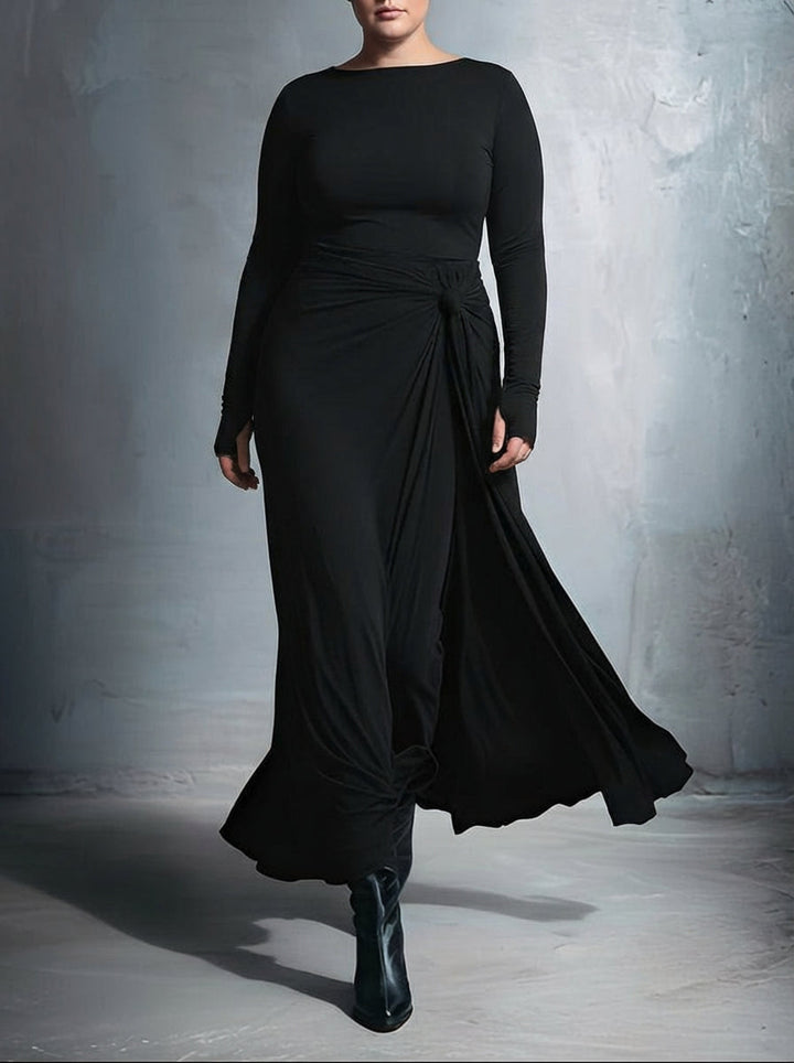 SELMA | SIDE KNOT MAXI KJOLE