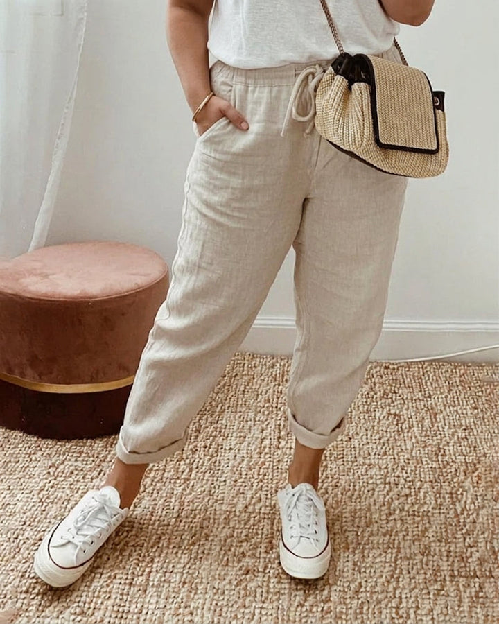 Noa | Casual &amp; Elegant Talje Pant