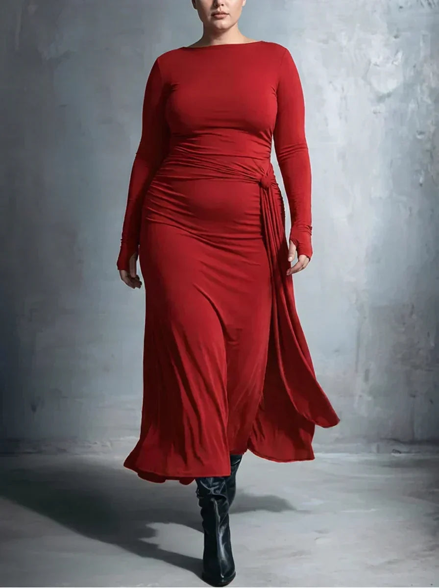 Anaïs ❘ Maxi kjole med sidesløjfe