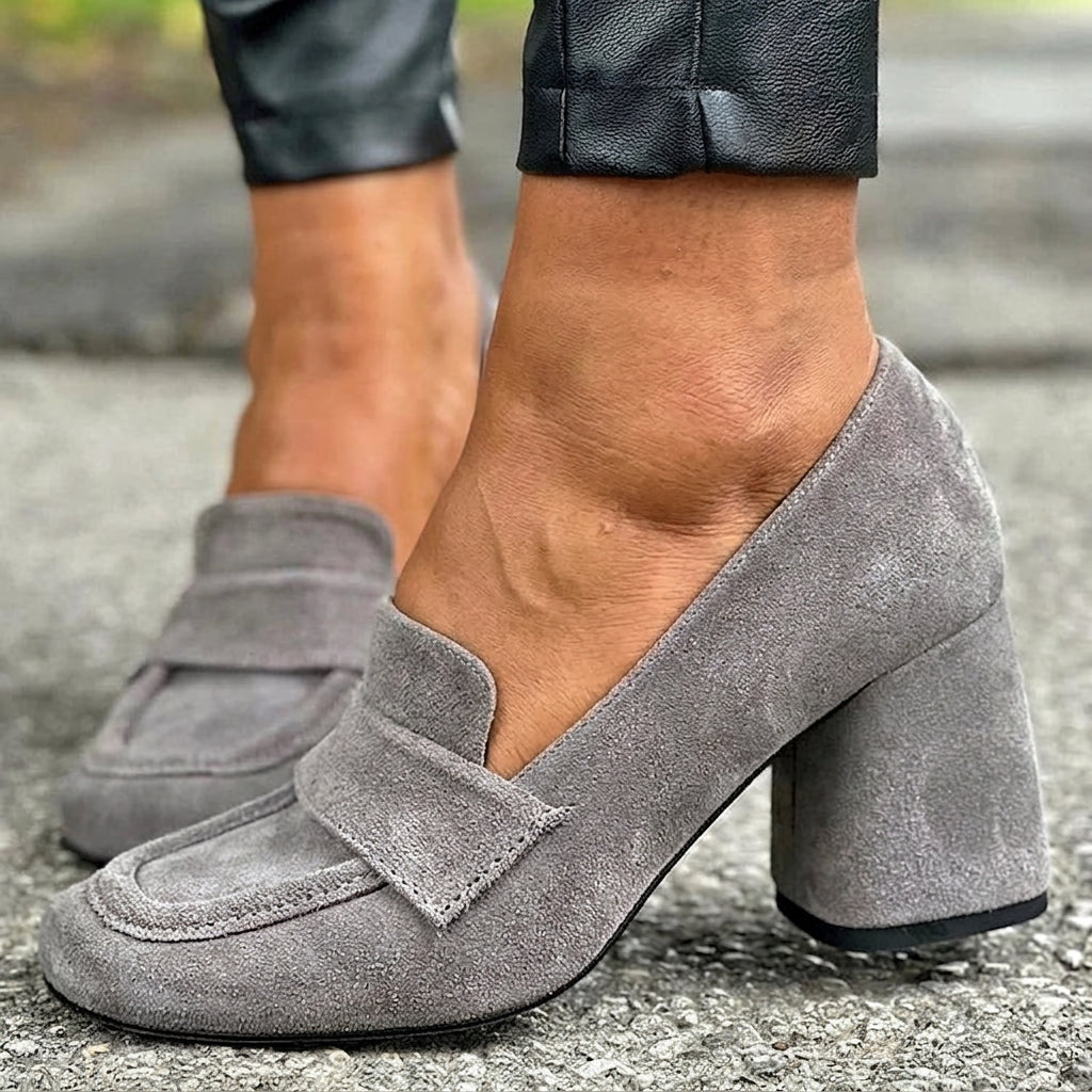 LEONA HEEL LOAFERS