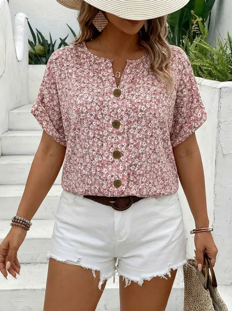 Astrid | Chic Blomsterprint Bluse