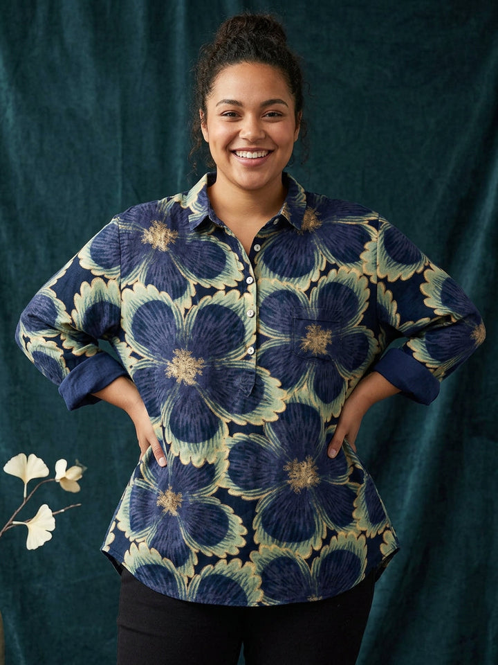 Bria | Blomstret Bluse