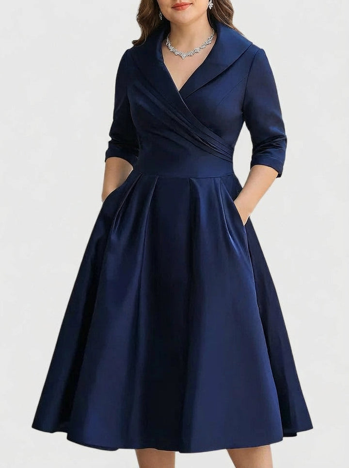 Nerissa - Elegant Midi Kjole