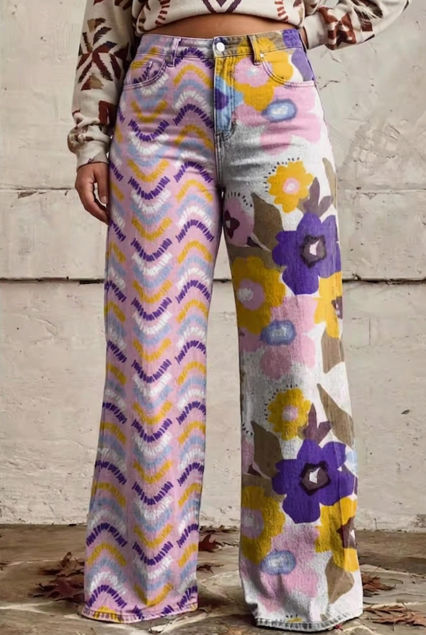 Eleni - Boho Blomsterbukser