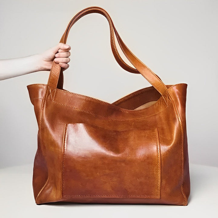Isolde - Vintage Læder Crossbody Taske