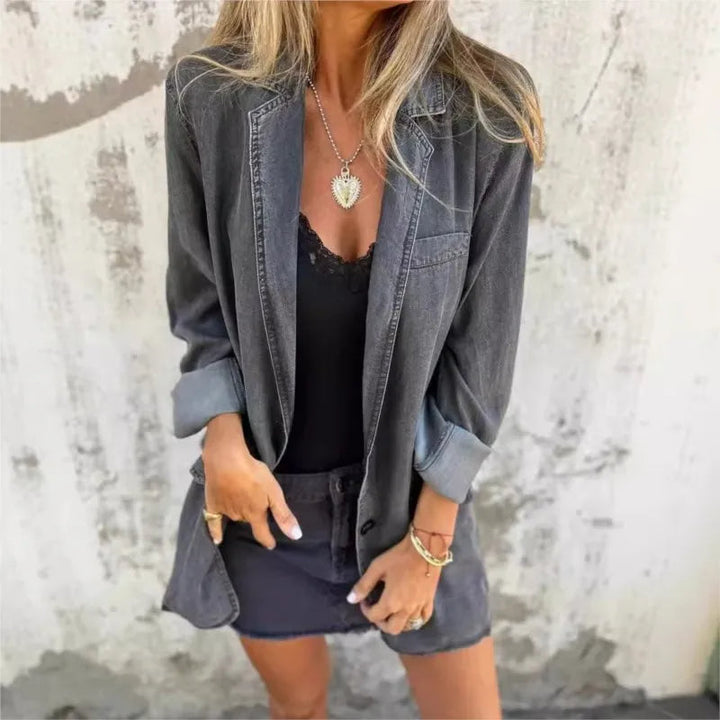 Sarah | Ukompliceret Denim Blazer