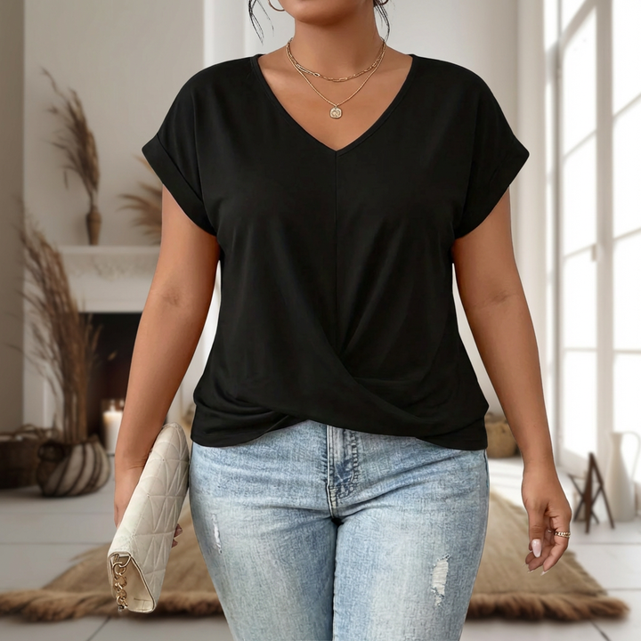 Briar | Casual Sweetheart Neck T-Shirt