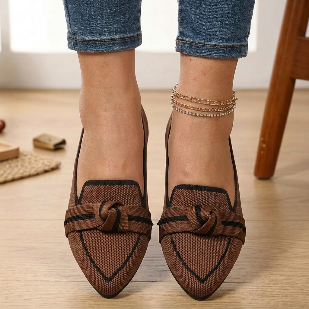 Kaia | Knyttede Komfort Loafers