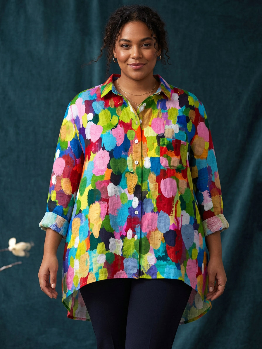 Bria | Blomstret Bluse