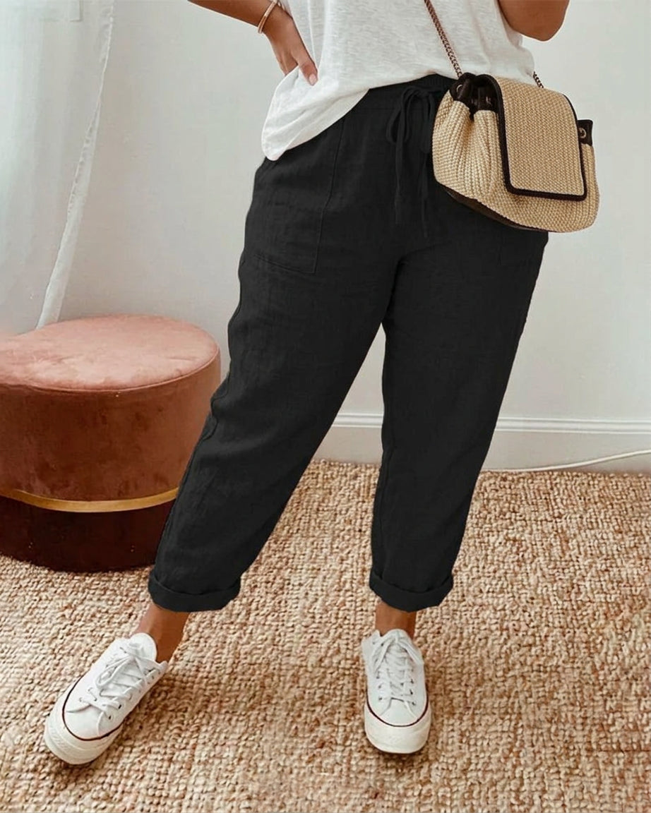 Noa | Casual &amp; Elegant Talje Pant
