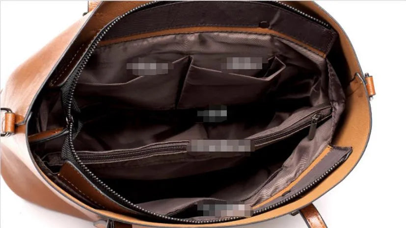 Katya - Vintage Læder Crossbody Taske