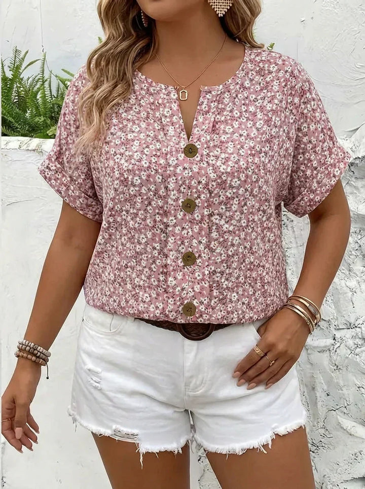 Astrid | Chic Blomsterprint Bluse