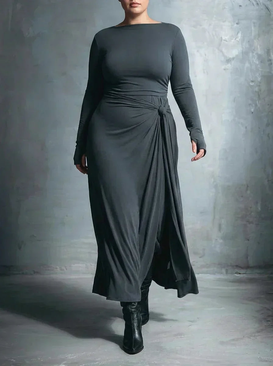 Anaïs ❘ Maxi kjole med sidesløjfe