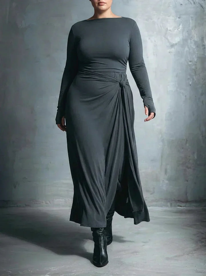 Anaïs ❘ Maxi kjole med sidesløjfe