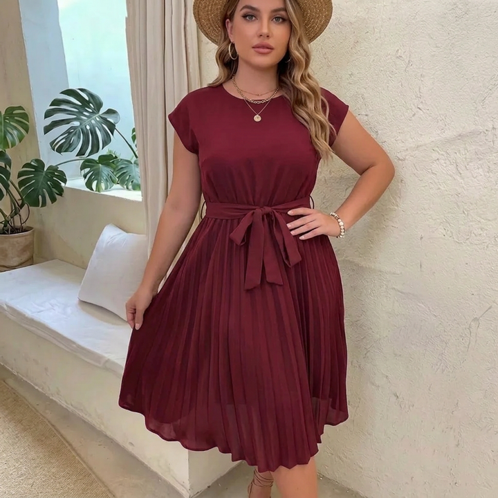 Delphine | Casual Sommer Midi Kjole