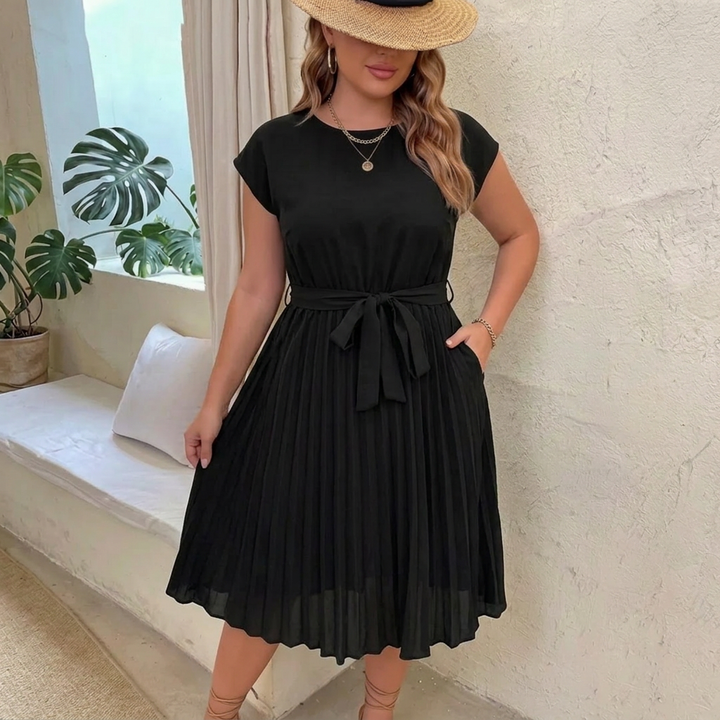 Delphine | Casual Sommer Midi Kjole