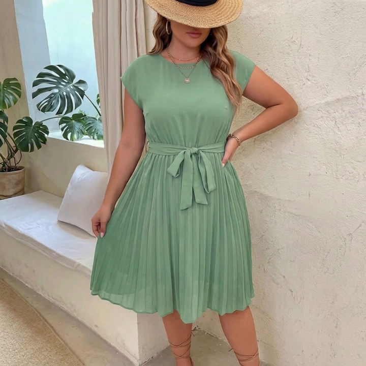 Delphine | Casual Sommer Midi Kjole