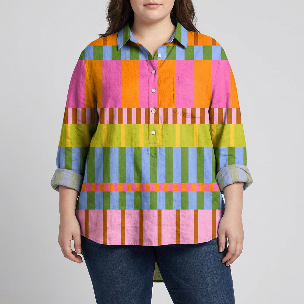 Cordelia | Elegant Linned Sommerbluse