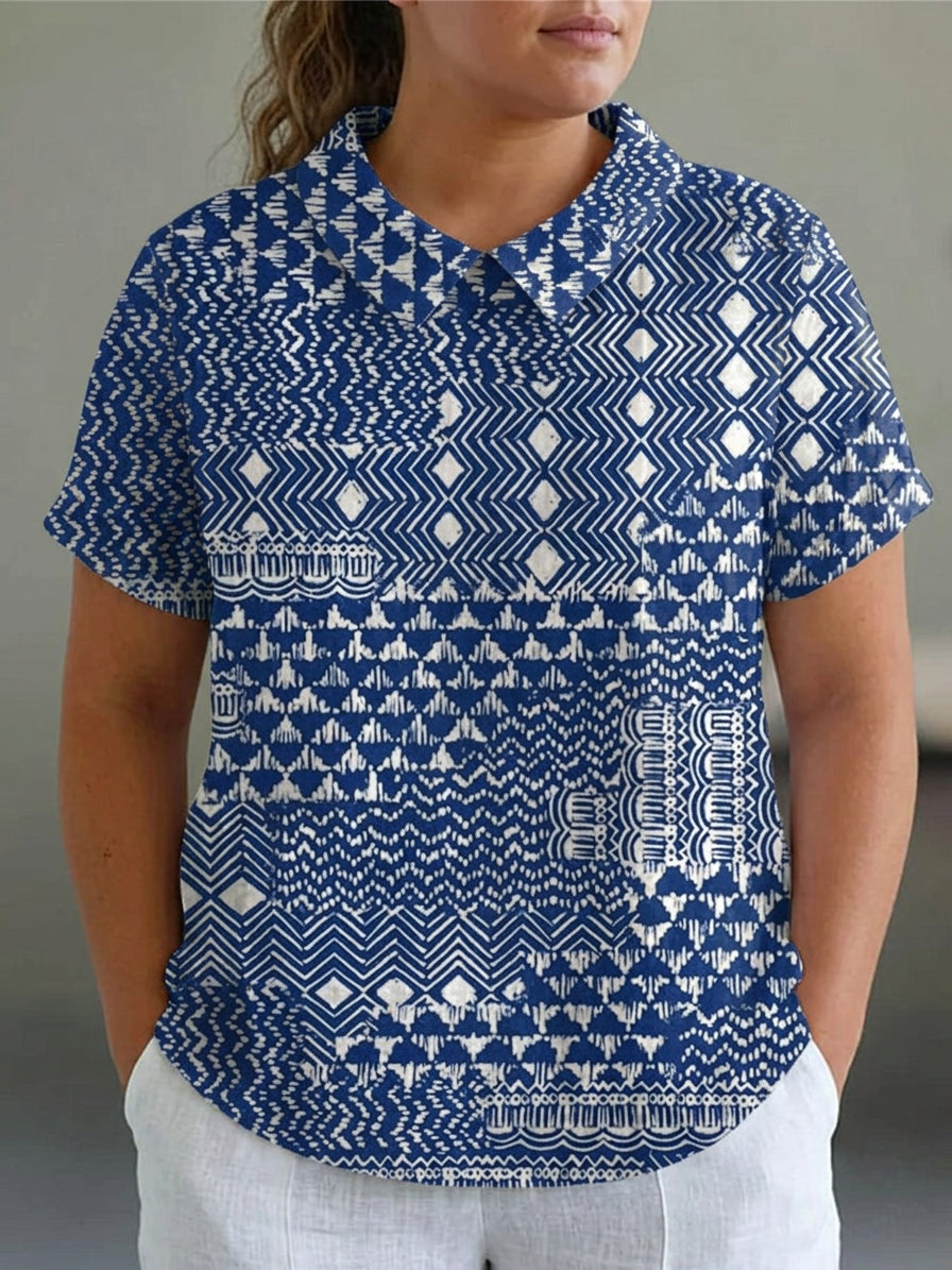 Yvaine | Tribal Print Skjorte