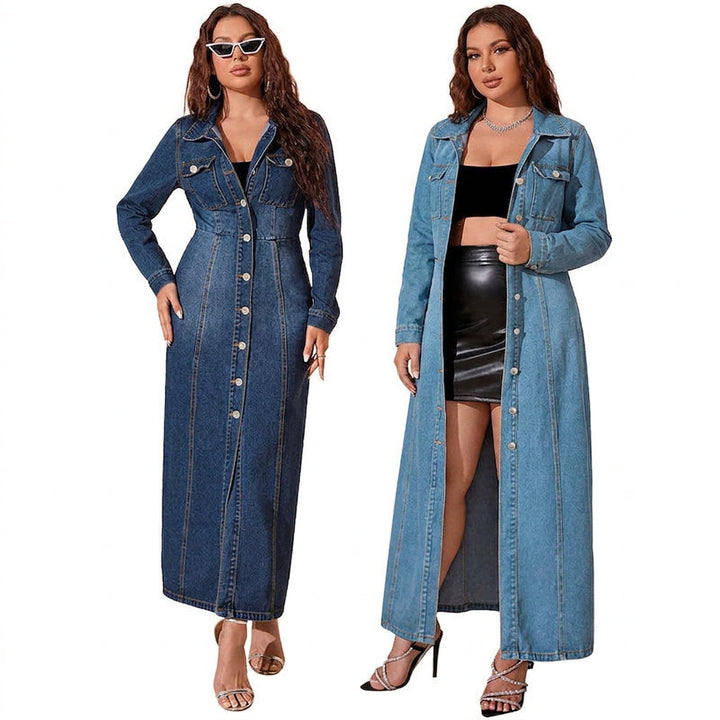 Wanda Denim Cardigan Kjole