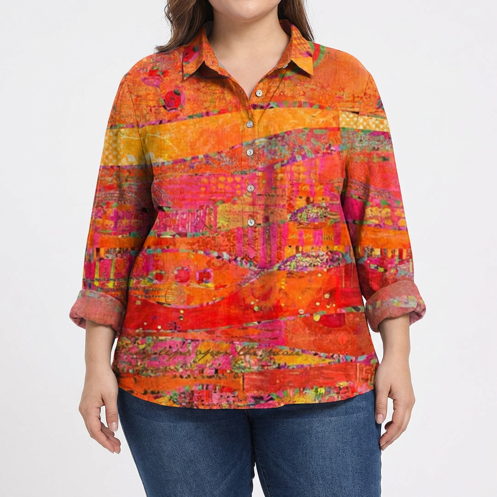 Nova | Elegant Linned Sommerbluse