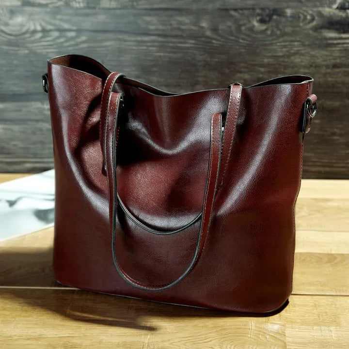 Katya - Vintage Læder Crossbody Taske