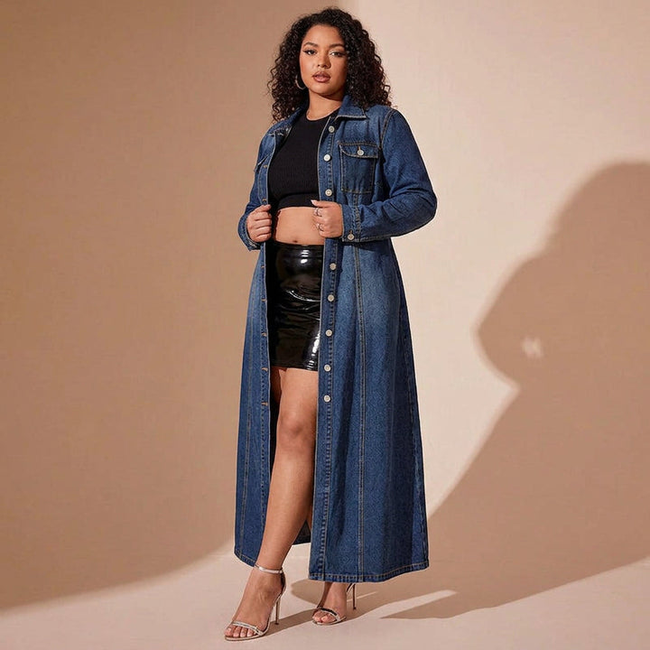 Wanda Denim Cardigan Kjole