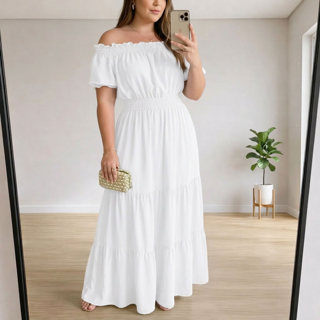 Saoirse - Elegant Sommer Maxi Kjole