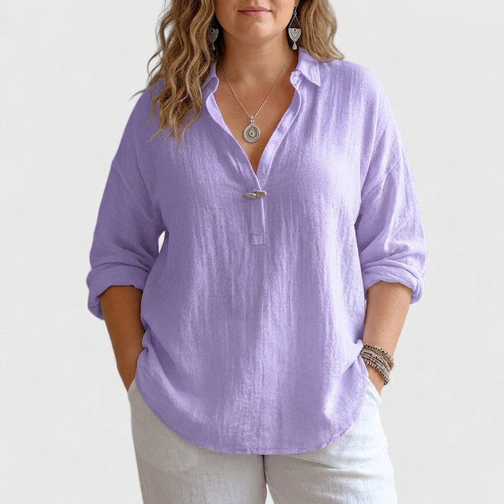 Aisha | Komfortabel Linned Bluse