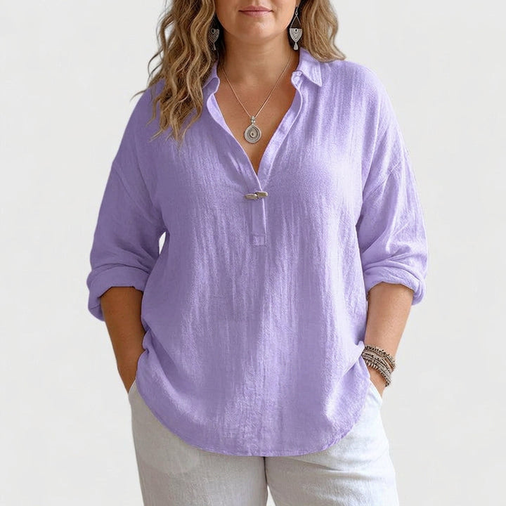 Aisha | Komfortabel Linned Bluse