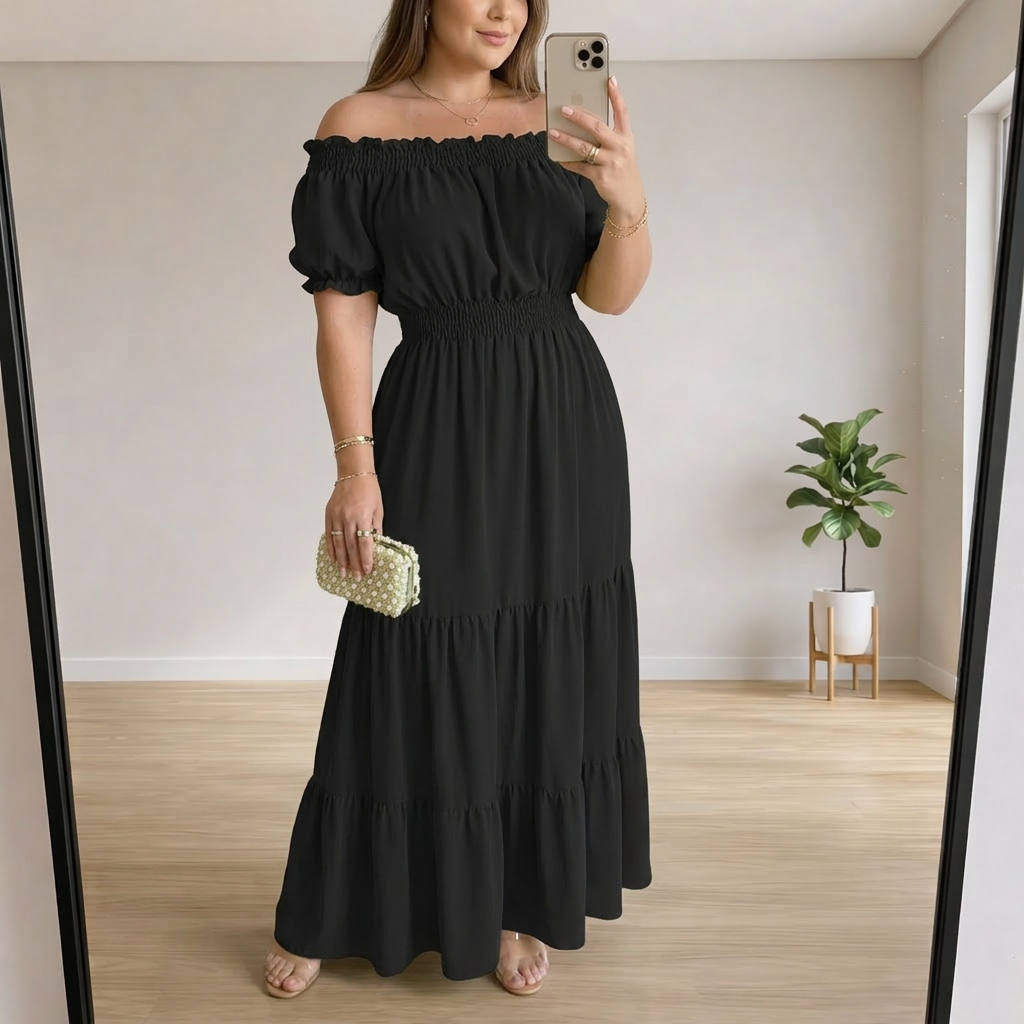 Saoirse - Elegant Sommer Maxi Kjole