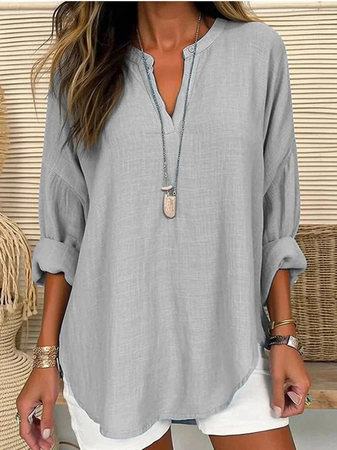 Carys | Trendy Stribet Bluse