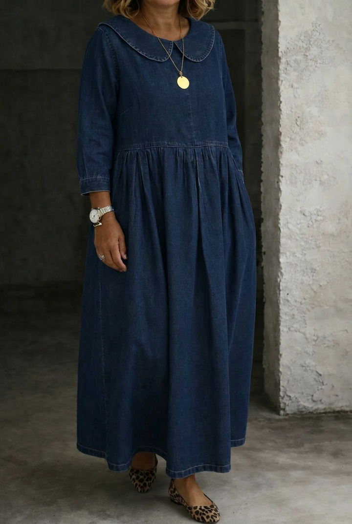 Camille | Peter Pan Krave Denim Kjole
