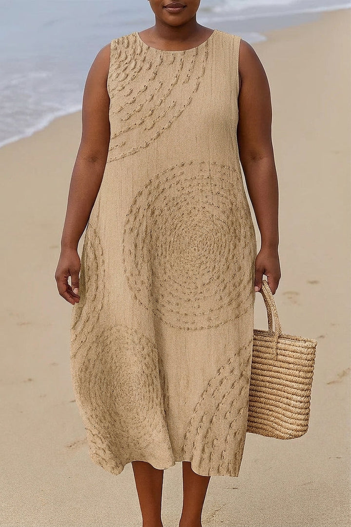 OTTILIE | CASUAL KJOLE MED MOULOS PRINT