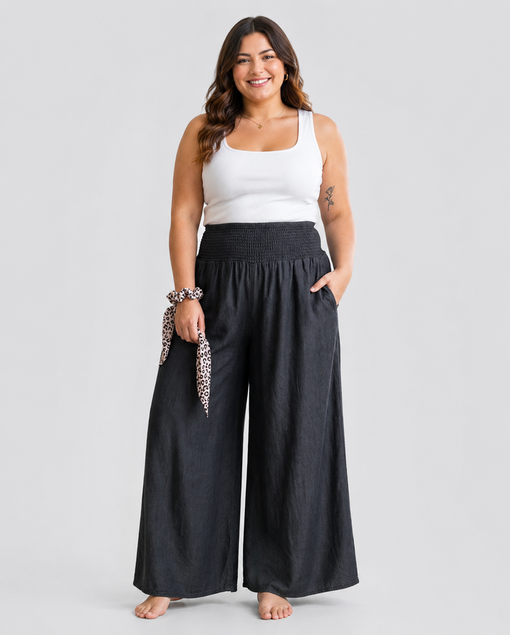 Adair | Flowing Smocked Talje Bukser
