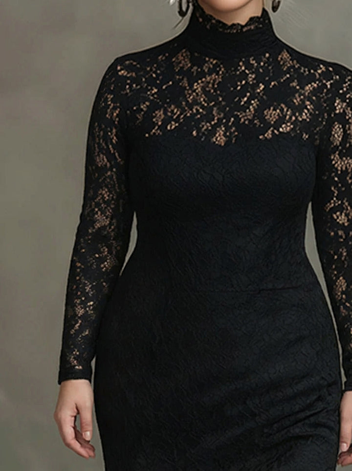 Alma | Elegant Blonde Fishtail Maxi Kjole