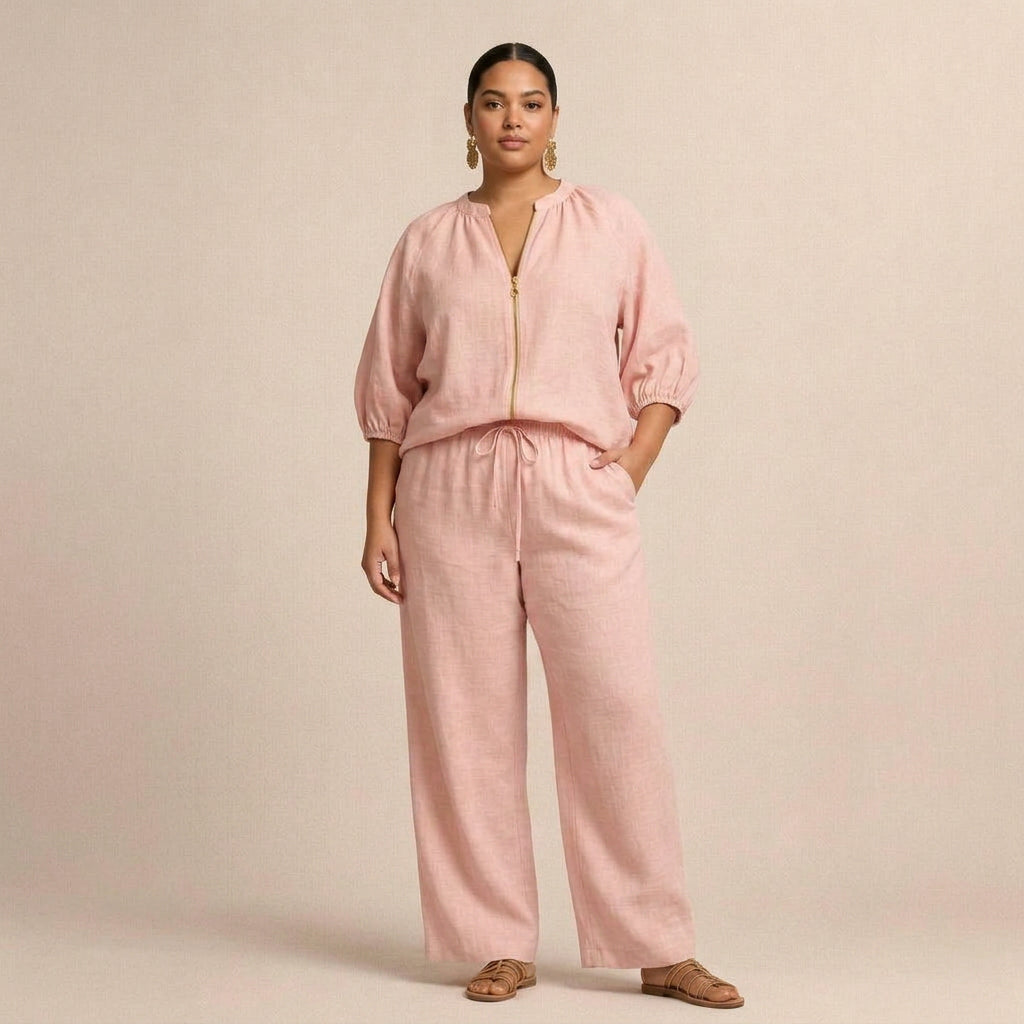 Paloma | Casual Sæt med Lynlås